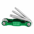 Performance Tool Hex Key Set, 3-Piece, Aluminum/Chrome Vanadium Steel, Anodized W80291